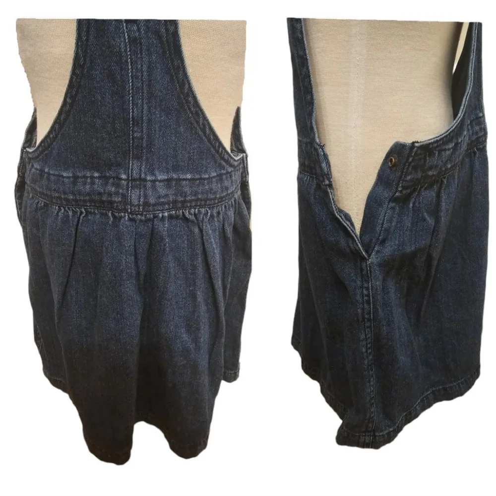 EUC | Chaps | Girl | Overalls Denim Blue Jean Dress Adjustable Straps | Size: 6 - Picture 11 of 16